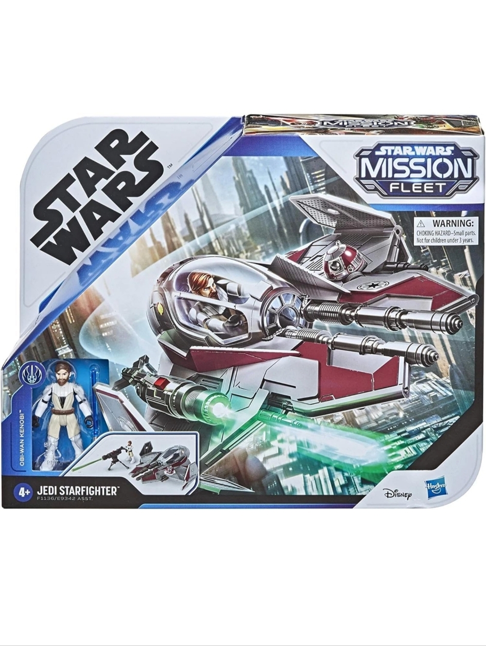 NWT IOB Disney Star Wars Mission Fleet Jedi Starfighter Obi Wan Kenobi